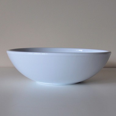 Naczynie z ceramiki Rondo 160/30 biały połysk