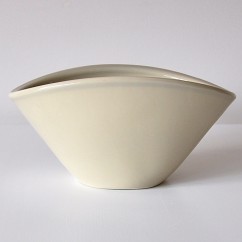 Donica ceramiczna Sybin 133/24 kremowo piaskowy połysk
