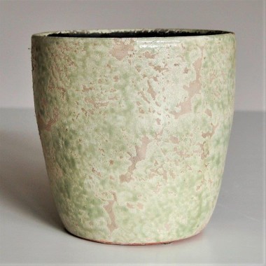 Osłonka ceramiczna Wera 218201/16 zielony szkliwiony