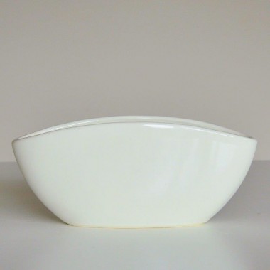 Łódka porcelanowa Carla 410/29 mleczny biały PREMIUM FINE PORCELAIN