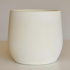 Donica ceramiczna Sergio 950/18 ecrue mat